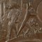 Allegorie der Geschichte der Menschheit, Relief aus Kupfer mit Prägung, 20. Jh. 4