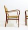 Mid-Century French Armchairs in Bentwood and Rope, 1960s, Set of 2 3