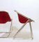 Space Age Plona Chairs in Red Leather by Giancarlo Piretti for Castelli, 1960s, Set of 2 11