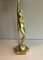 Brass Table Lamp Representing a Stylized Woman, 1970s, Image 4