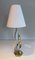 Brass Table Lamp Representing a Stylized Woman, 1970s 11