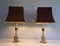 Neoclassic Brass Lamps, 1940s, Set of 2, Image 2