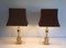 Neoclassic Brass Lamps, 1940s, Set of 2, Image 6