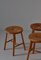 J27 Stools in Beechwood by Børge Mogensen for FDB, 1950, Set of 3 13