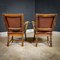 Vintage Brown Leather Armchairs, Set of 2 6