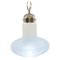 Lámpara de suspensión italiana Mid-Century moderna de vidrio, años 60, Imagen 1