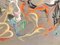 Composición abstracta, años 60, Pintura sobre lienzo, Imagen 6