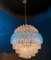 Murano Spherical Poliedri Chandeliers, 1980s, Set of 2 8