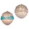 Kugelförmige Murano Kronleuchter aus Poliedri, 1980er, 2er Set 1