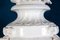 Large Italian White Ceramic Urn Vases, Set of 2, Image 8