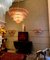 Lámpara de araña de cristal de Murano rosa, años 90, Imagen 2