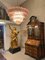 Lámpara de araña de cristal de Murano rosa, años 90, Imagen 13