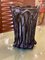 Black Iridescent Murano Glass Vase, 1980s 10