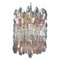 Pink & Ice Poliedri Chandelier attributed to Carlo Scarpa from Venini, 1955 1