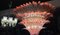Pink Murano Palmette Chandeliers, 1990s, Set of 2, Image 8