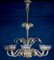 Art Deco Mounted Murano Glass Chandelier by Ercole Barovier, 1940 1