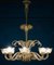 Art Deco Mounted Murano Glass Chandelier by Ercole Barovier, 1940, Image 14