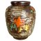 Large Multicolor Fat Lava Pottery Vase attributed to Jopeko, Germany, 1970s 1