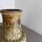 Brutalist WGP Pottery Fat Lava Multi-Color Vase Object attributed to Ruscha, Germany, 1970s 16