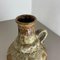 Brutalistisches WGP Pottery Fat Lava Multi-Color Vase Objekt Ruscha zugeschrieben, Deutschland, 1970er 12