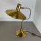 Lámpara de mesa Sputnik Hollywood Regency de latón al estilo de Stilnovo, Italia, años 70, Imagen 3