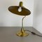 Hollywood Regency Sputnik Tischlampe aus Messing im Stilnovo Stil, Italien, 1970er 16