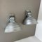 No. 2 Fotostudio Wall Ceiling Lights attributed to Zeiss Ikon, Germany, 1970s, Set of 2 3