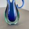 Large Murano Glass Sommerso Vase attributed to Flavio Poli, Italy, 1970s 14