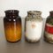 Vintage Pottery Fat Lava 231-15 Vases attributed to Scheurich, Germany, 1970s, Set of 4 9