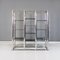 Italian Modern Self Supporting Bookcase in Chromed Steel and Smoked Glass, 1970s 3