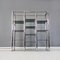 Italian Modern Self Supporting Bookcase in Chromed Steel and Smoked Glass, 1970s 4
