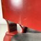 Italian Modern Mod. 4801 Armchair in Red Wood by Joe Colombo for Kartell, 1970s 9