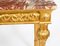 Antique Louis XV Revival Carved Giltwood Console Table, 1800s, Image 9