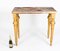 Antique Louis XV Revival Carved Giltwood Console Table, 1800s 16