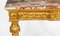 Consolle antica Luigi XV in legno dorato intagliato, inizio XIX secolo, Immagine 8