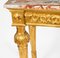 Antique Louis XV Revival Carved Giltwood Console Table, 1800s 12