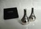 Vintage Danish Silver Teardrop Candle Holders by Jens Harald Quistgaard, Set of 2 3