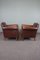 Vintage Armchairs in Sheep Leather, Set of 2, Image 2