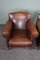 Vintage Armchairs in Sheep Leather, Set of 2 5