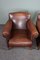 Vintage Armchairs in Sheep Leather, Set of 2, Image 5