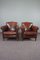 Vintage Armchairs in Sheep Leather, Set of 2, Image 1