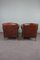 Vintage Armchairs in Sheep Leather, Set of 2, Image 3