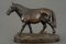 Miniature Bronze Draft Horse, 19th Century, Image 1
