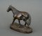 Cheval de Trait Miniature en Bronze, 19ème Siècle 11