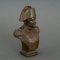 19th Century Bronze Napoleon Bust with Brown Patina & Carving 8