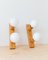 Mid-Century Pine Wall Lamps from Zicoli, 1960s, Set of 2, Image 1