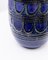 Blaue Relief Vase aus Keramik von Strehla, DDR,1970er 6