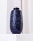 Relief Ceramic Vase in Blue from Strehla, East Germany,1970s 4