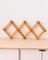 Mid-Century Wooden Coat Rack in Spruce Wood from MCM, 1960s 8