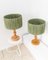 Mid-Century Wooden Table Lamps with Lampshade from Temde, 1960s, Set of 2 7